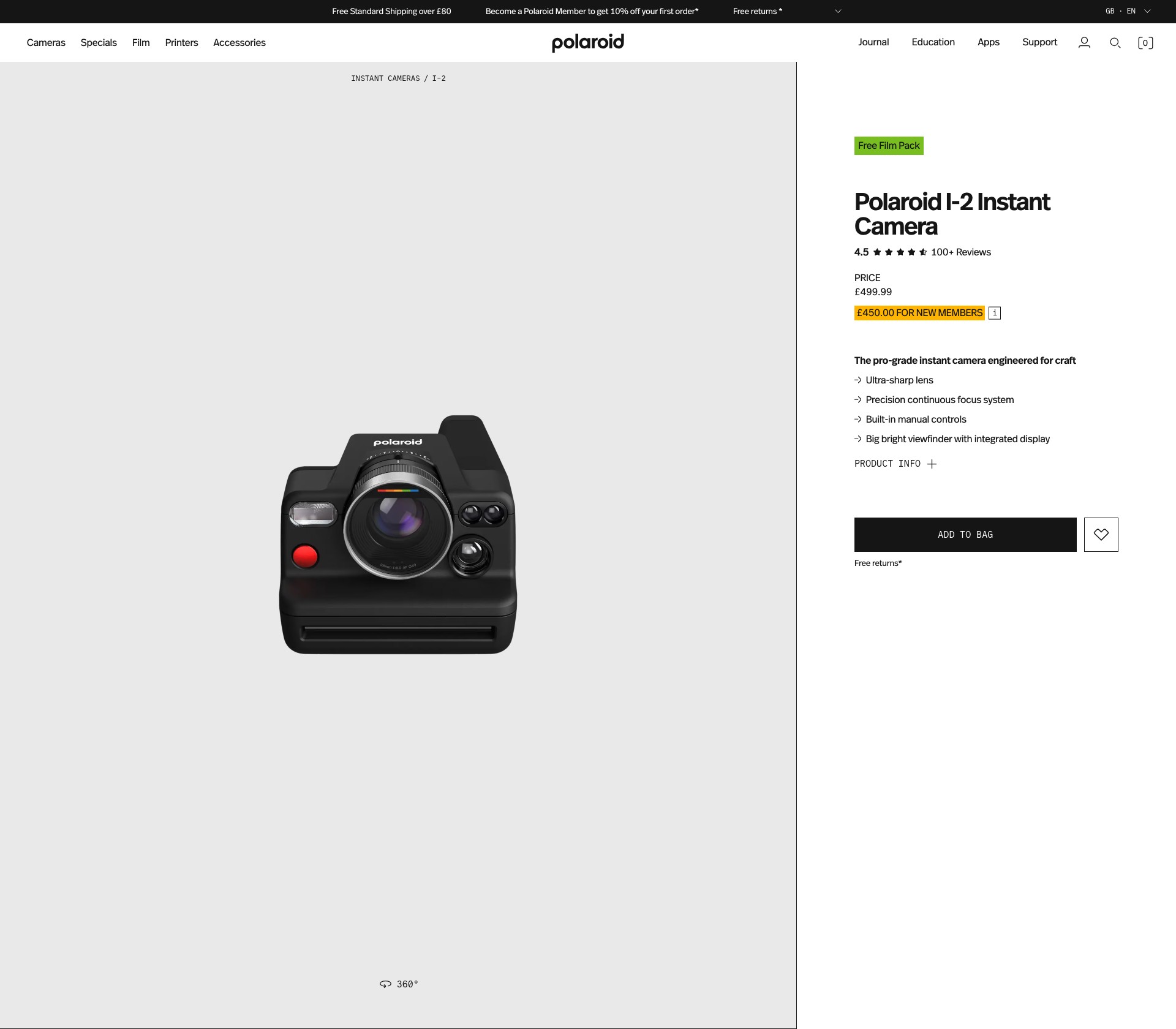Discover the Polaroid I-2 Instant Camera - image 3