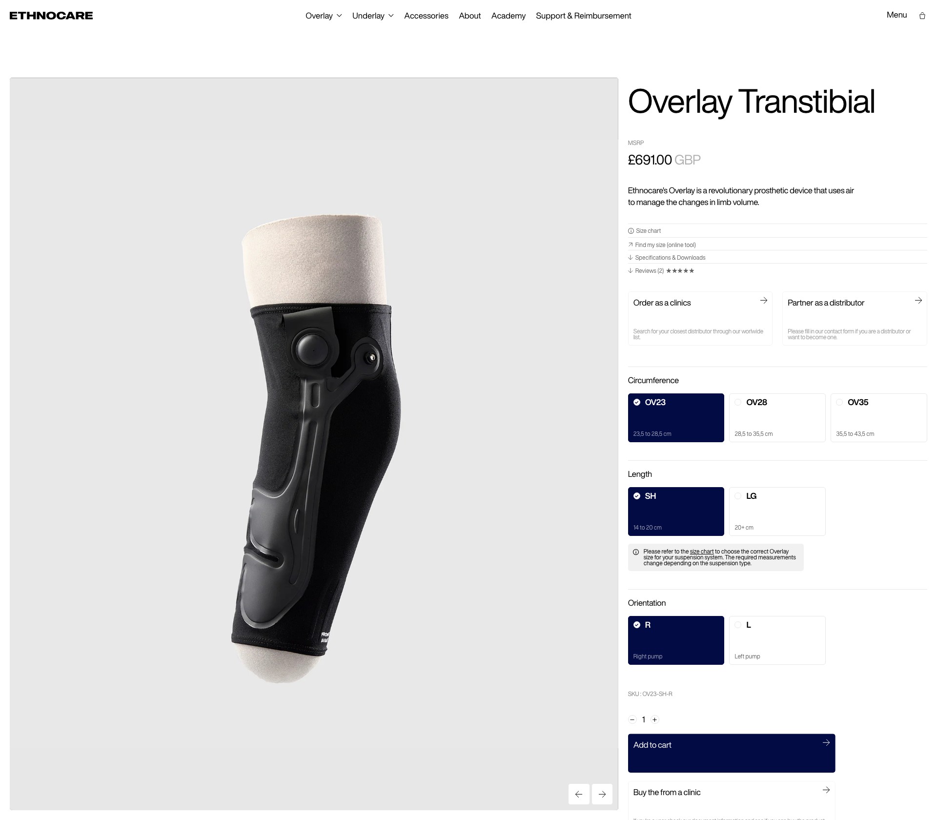 Ethnocare — Air volume management solution for transtibial amputee - image 3