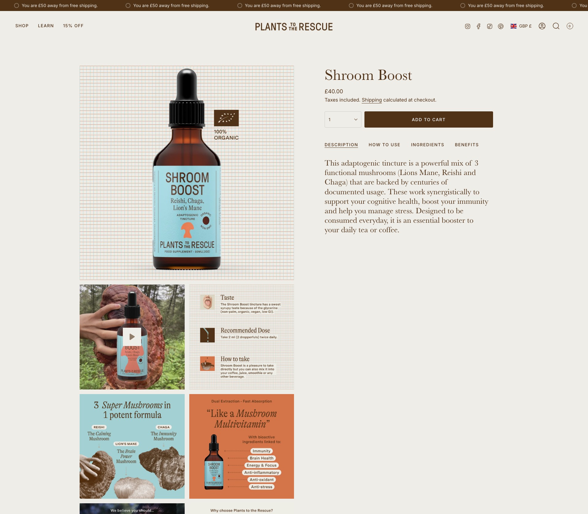Plants to the Rescue. 100% Organic Plant Tinctures. - image 3