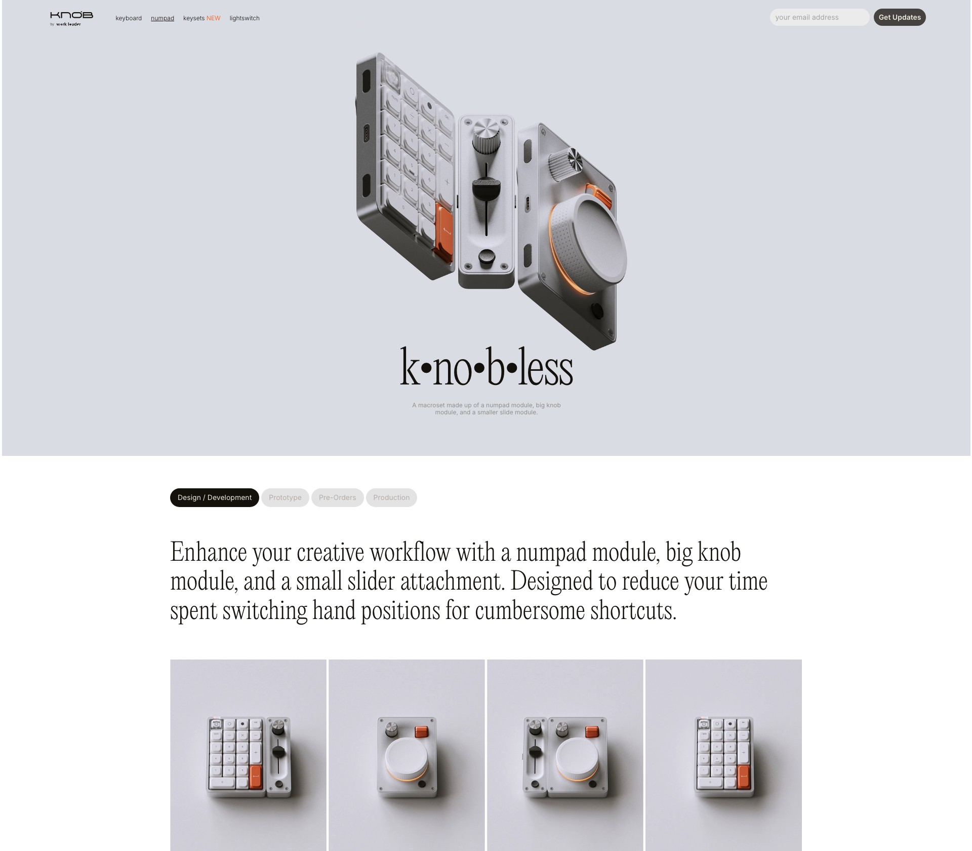 KNOB / k.no.b.1 / Low Profile Mechanical Keyboard - image 3