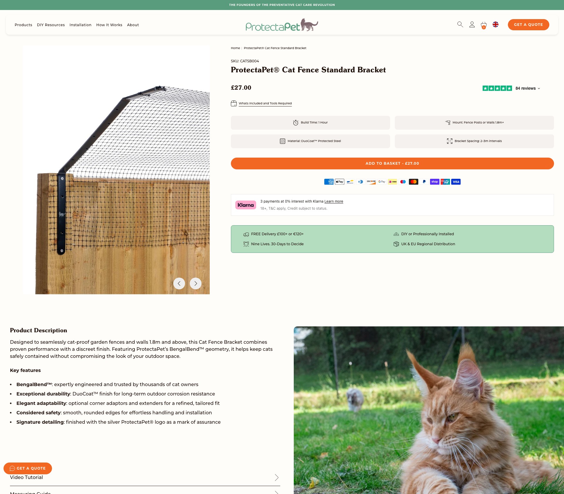 ProtectaPet ‐ Cat proof gardens created using cat fence barriers, cat enclosures - image 3