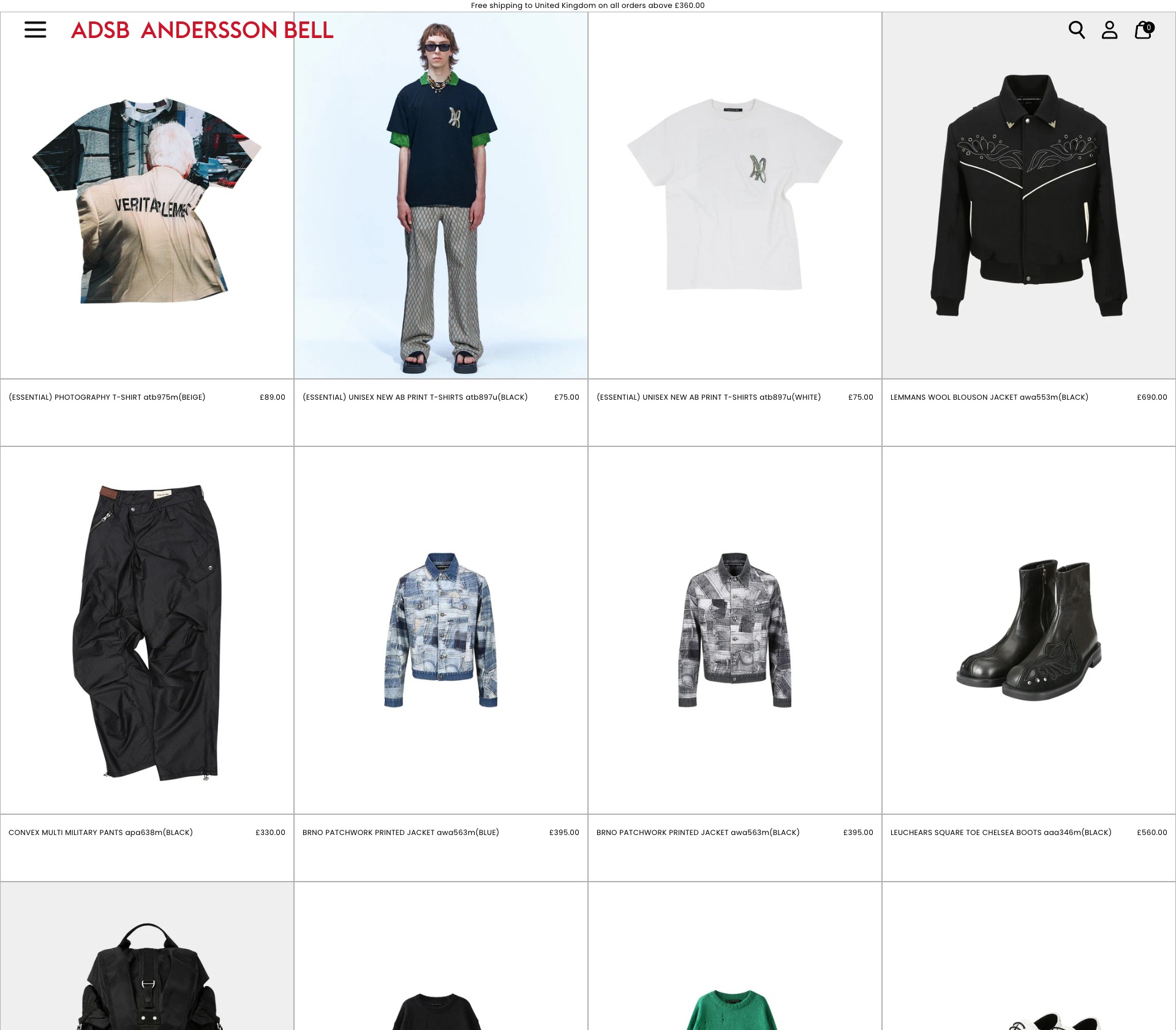 Andersson Bell Online Store - image 3