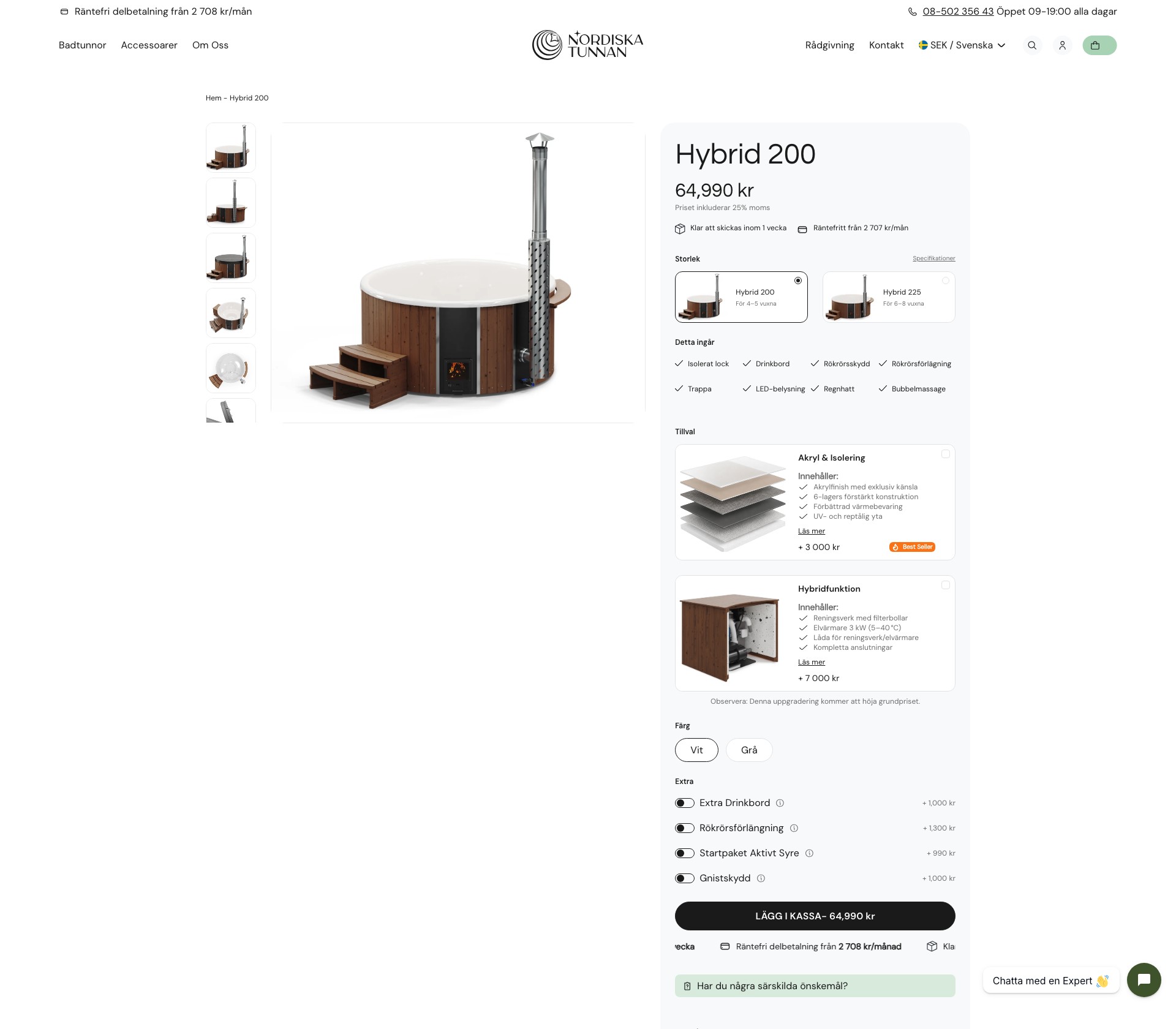 Vedeldad Badtunna av Högsta Kvalitet - image 3